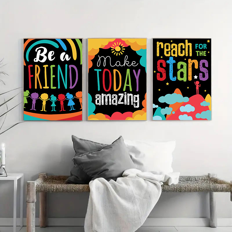 Colorful Cute Dream Big Quotes - Kids Education Quotes บทวิจารณ์และราคา