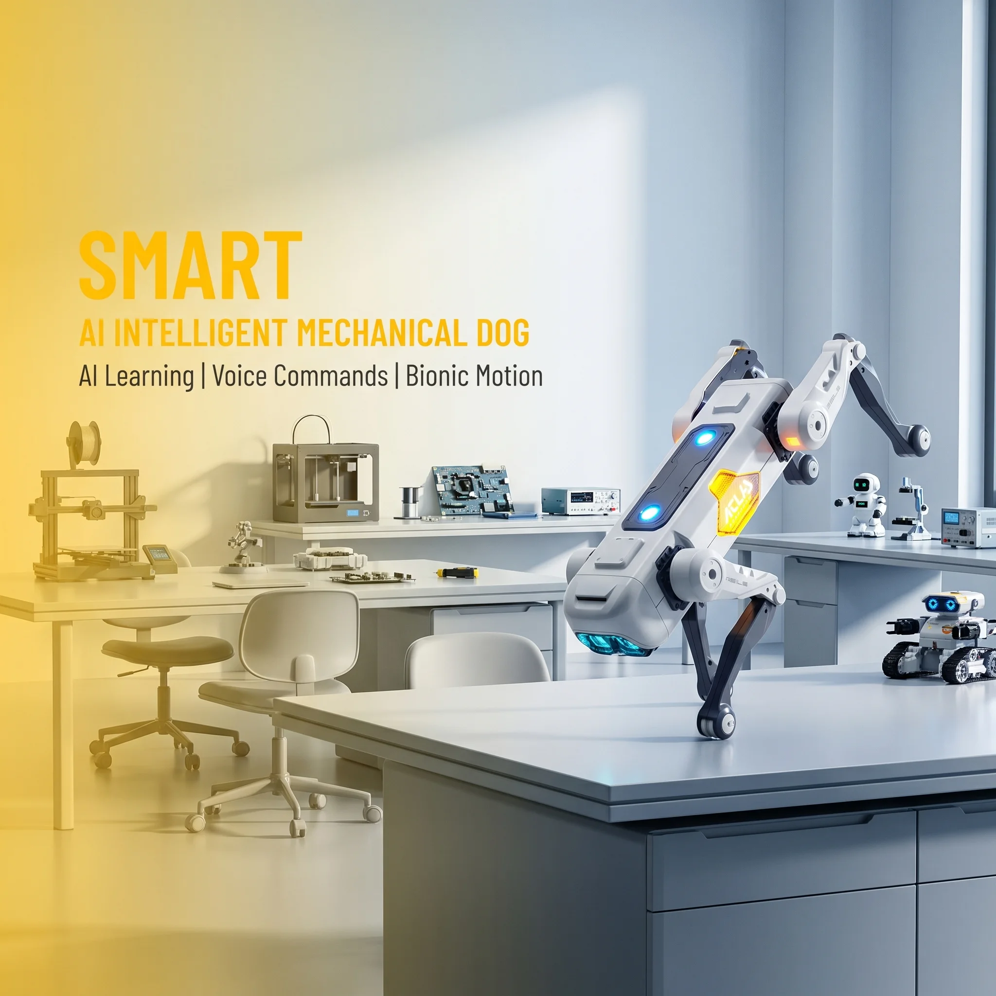 AI Smart Robot Dog, Voice & AP - Kids Education In Us บทวิจารณ์และราคา