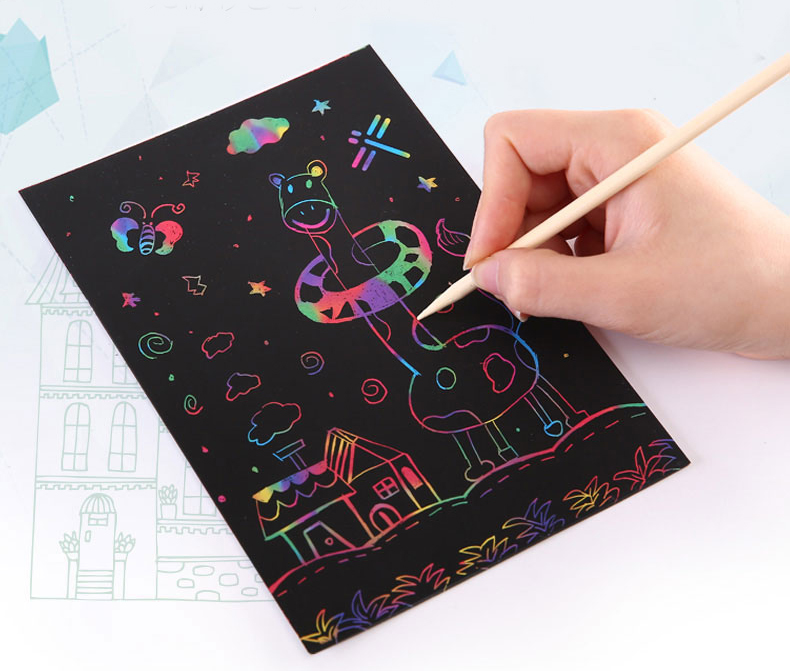 Magic Color Rainbow Scratch Ar - Kids Educational Workbooks บทวิจารณ์และราคา
