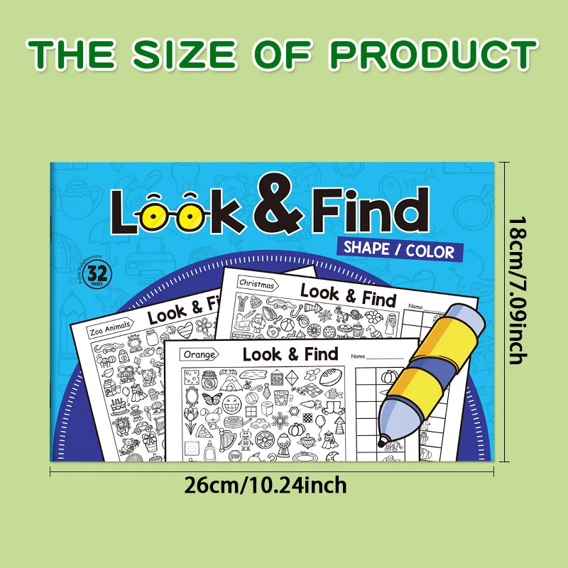Children's Search Activity Boo - Kids Education Book บทวิจารณ์และราคา