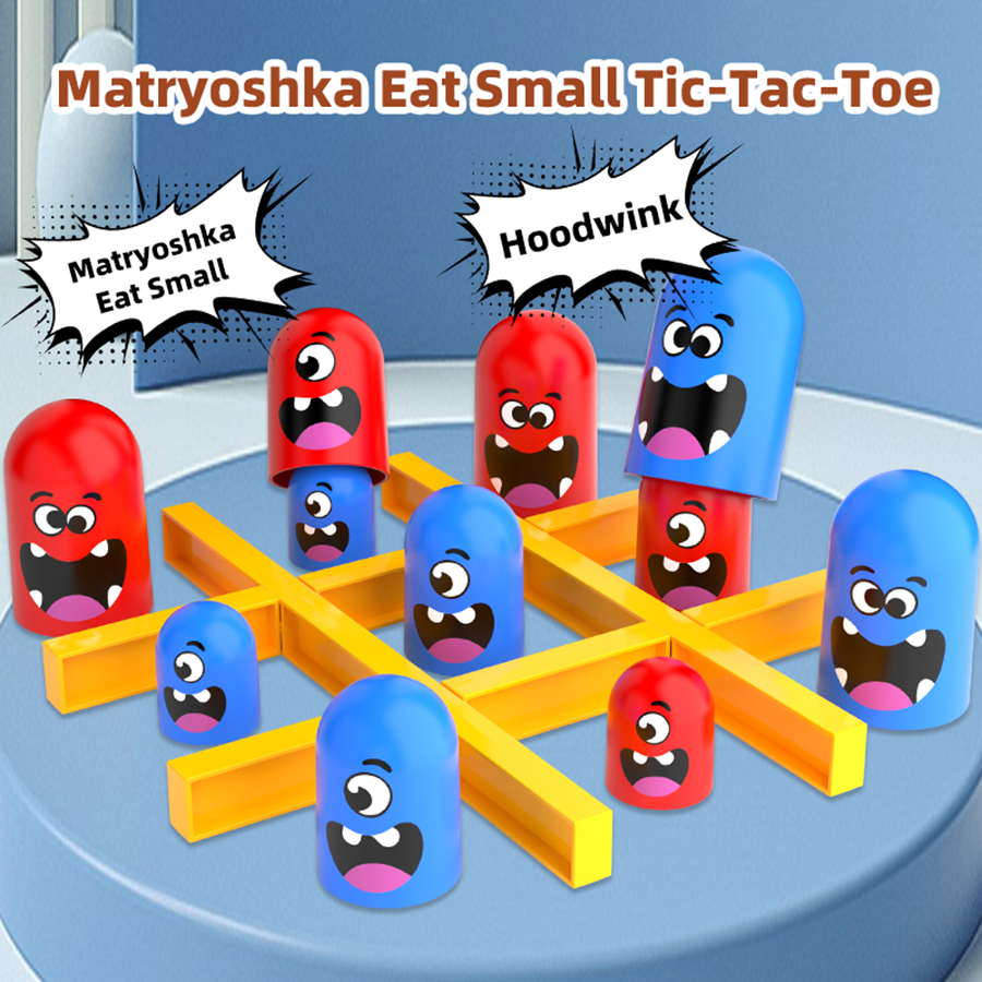 1set Tic Tac Toe Big Eat Small - Kids Educational Game 3 บทวิจารณ์และราคา