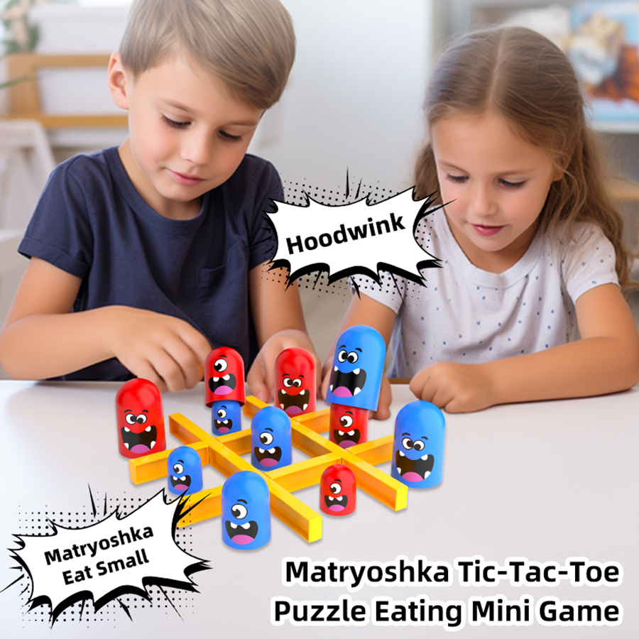 1set Tic Tac Toe Big Eat Small - Kids Educational Game 3 บทวิจารณ์และราคา