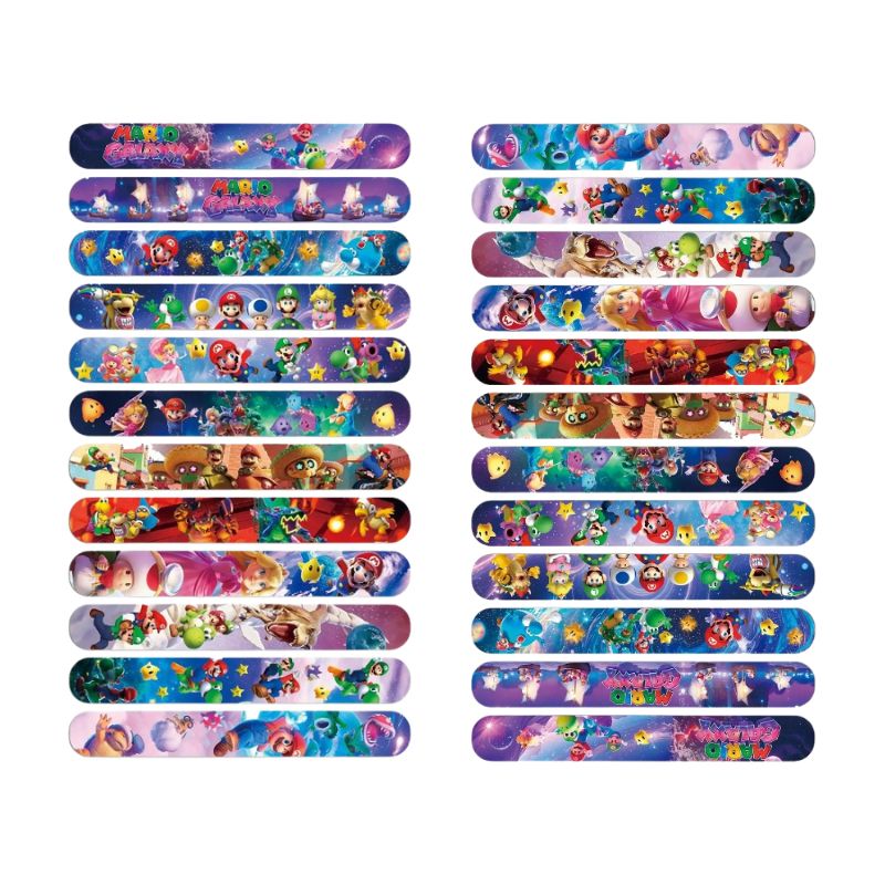 Super Mario PVC Slap Bracelets - Kid Educational บทวิจารณ์และราคา