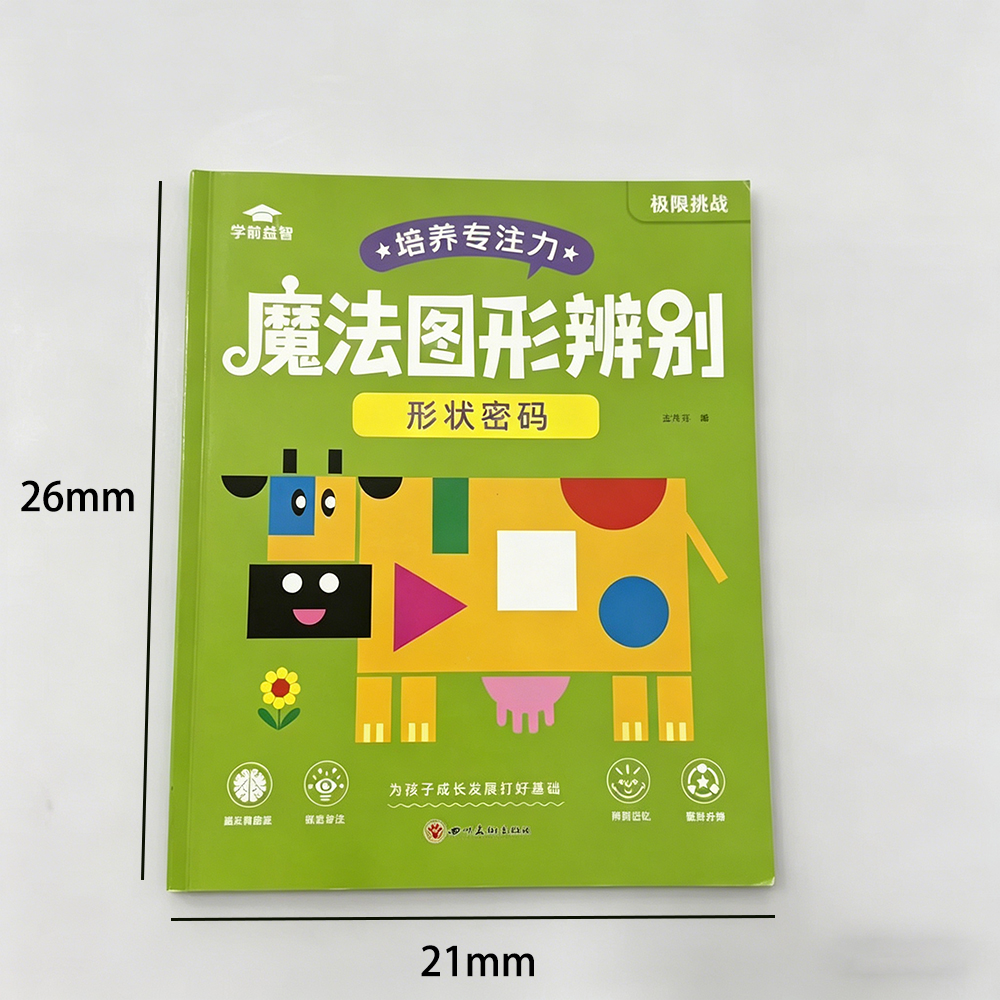 Shape Matching & Recognition P - Kids Educational Workbooks บทวิจารณ์และราคา