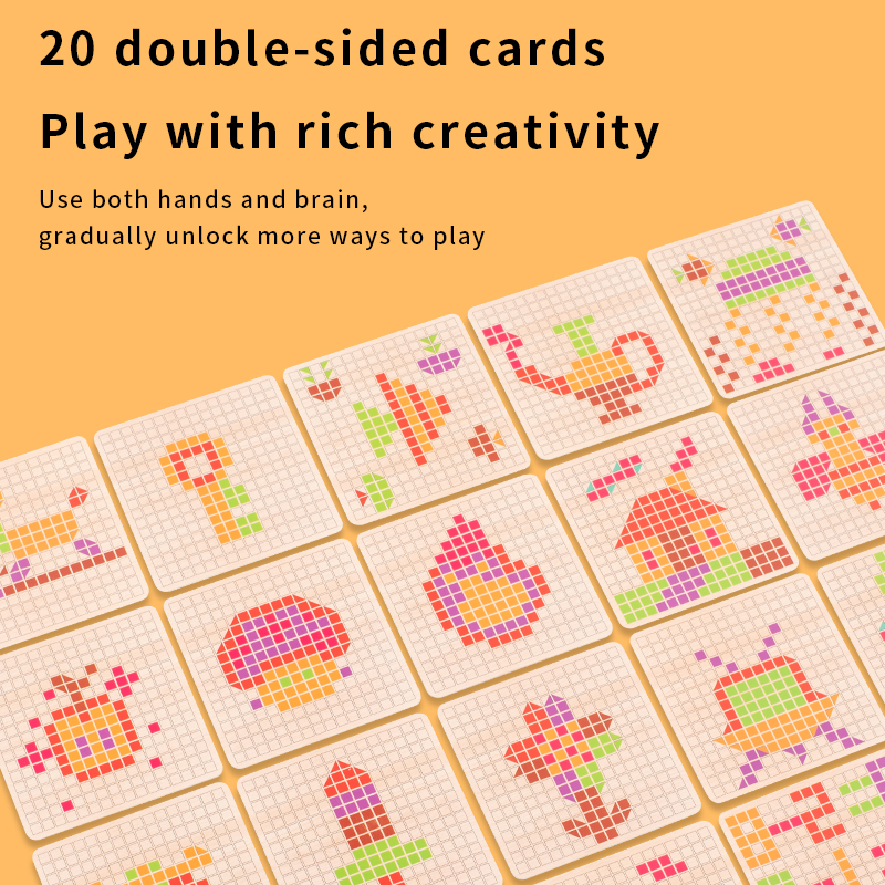 Wooden Logical Cube Puzzle - M - Kids Educational Game 3 บทวิจารณ์และราคา