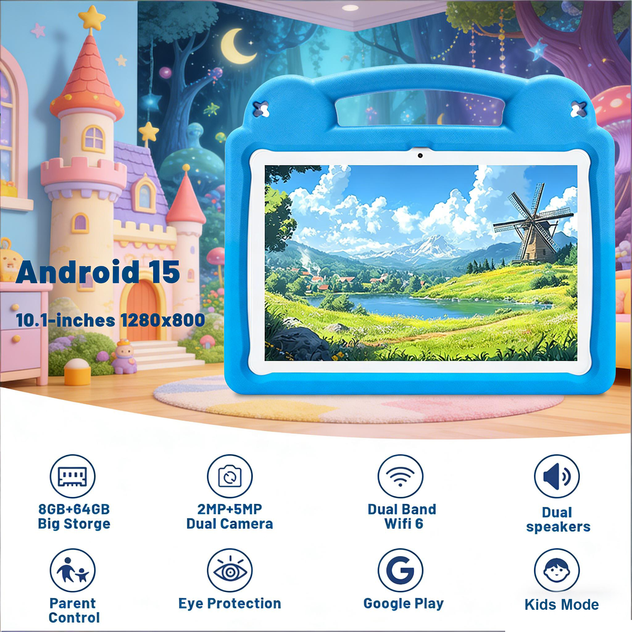 ANRY R16Pro Kids Tablet 10 Inc - Kids Education Tablets บทวิจารณ์และราคา